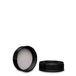 Zeige Details für Schraubverschluss GL55 – PP schwarz mit 2 mm PTFE-Einlage Bild von Schraubverschluss GL55 – PP schwarz mit 2 mm PTFE-Einlage