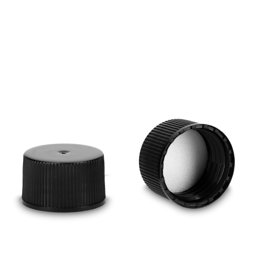 Zeige Details für Schraubkappe PP schwarz für Gewinde 25 (RD/ND) mit PE-Schaumeinlage Bild von Schraubkappe PP schwarz für Gewinde 25 (RD/ND) mit PE-Schaumeinlage