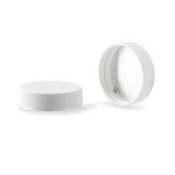 Zeige Details für PP-Schraubverschluss weiß, Gewinde 38/400 mit FS5-8 Liner Bild von PP-Schraubverschluss weiß, Gewinde 38/400 mit FS5-8 Liner