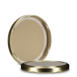 Zeige Details für Twist-Off-Verschluss aus Weißblech, gold — Gewinde TO 82 Bild von Twist-Off-Verschluss aus Weißblech, gold — Gewinde TO 82