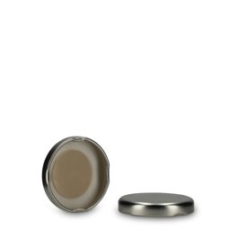 Zeige Details für Twist-Off Verschluss aus Weißblech, silber – Größe TO 43 Bild von Twist-Off Verschluss aus Weißblech, silber – Größe TO 43