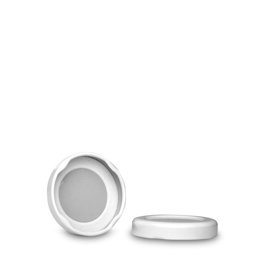 Zeige Details für Twist-Off Verschluss 43 mm, Weißblech, weiß (TO 43) Bild von Twist-Off Verschluss 43 mm, Weißblech, weiß (TO 43)