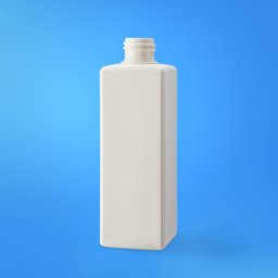 Zeige Details für 250 ml Vierkantflasche, weiß – rHDPE Ocean‑Bound Plastic, Gewinde 24/410 Bild von 250 ml Vierkantflasche, weiß – rHDPE Ocean‑Bound Plastic, Gewinde 24/410