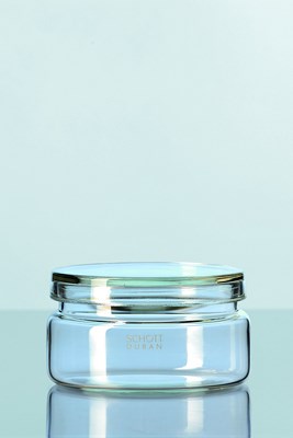 Bild von Glasdose, Dose, m, Falz u, Deckel, Duran, 60x35mm