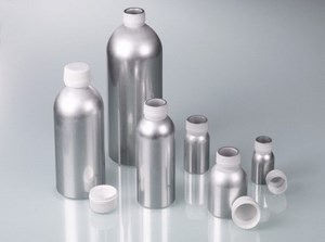 Bild von Aluminiumflasche, Schraubverschluss, 300ml 