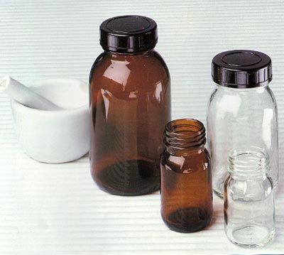 Bild von Weithalsflasche, 500ml, Klarglas, GL 55
