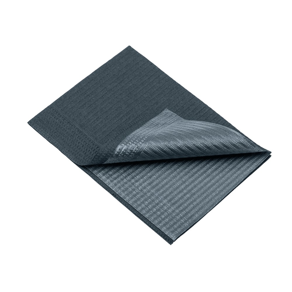 Bild von Dental Einweg Patientenservietten, 33 x 45 cm, Farbe schwarz