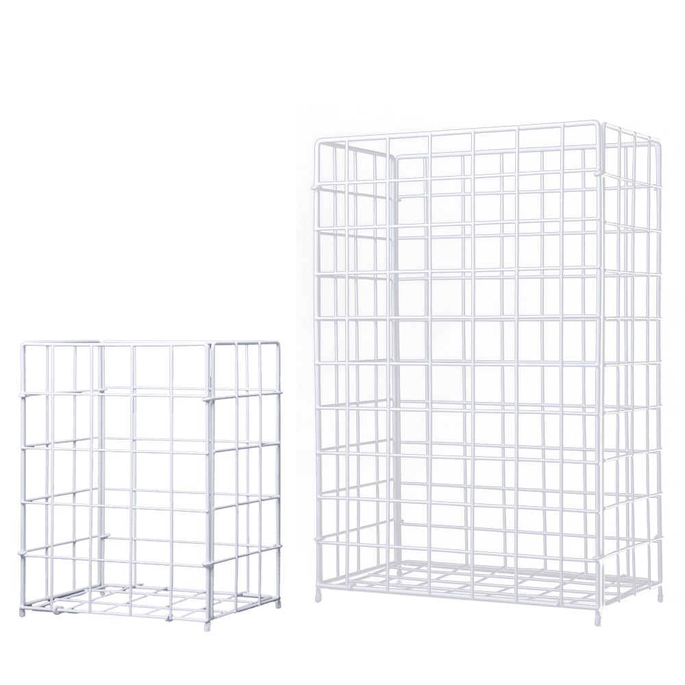 Bild von Draht, PVC Sammelkorb, weiß, 280 x 190 x 350 mm, 19 l