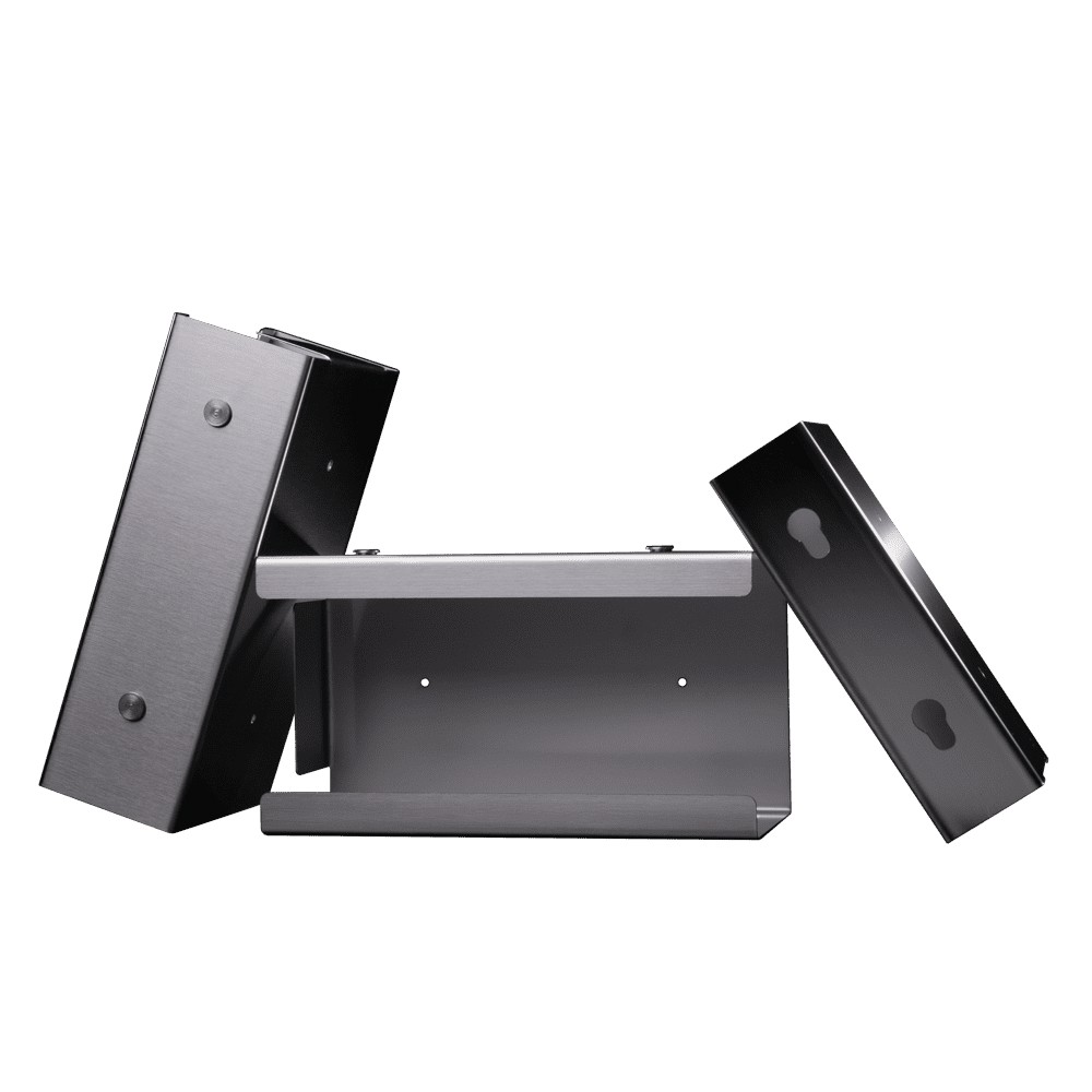 Bild von Einmalhandschuh Spender, Handschuh-Dispenserhalter, 210 x 110 x 57 mm, Edelstahl
