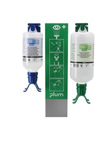 Bild von Augen-Notfallstation, 1 x 1l Natiumchloridlösung + 1 x 0,5l Phosphatgepuffert