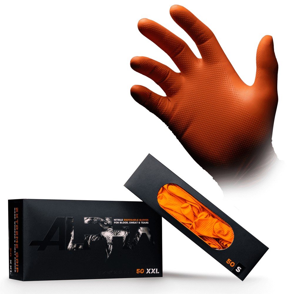 Bild von Extreme Grip Nitril-Einmalhandschuh – Premium-Schutz