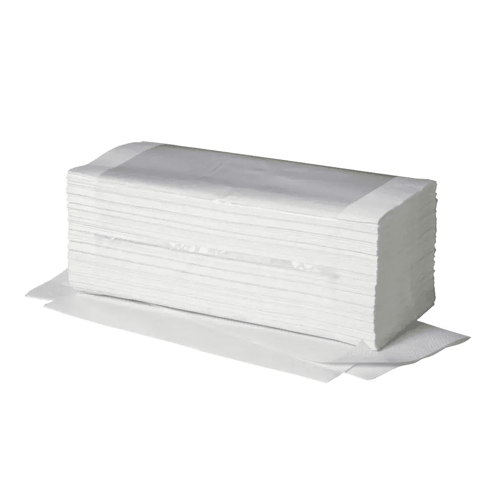 Bild von Falthandtücher, Farbe weiß, 25 x 23 cm, Ideal