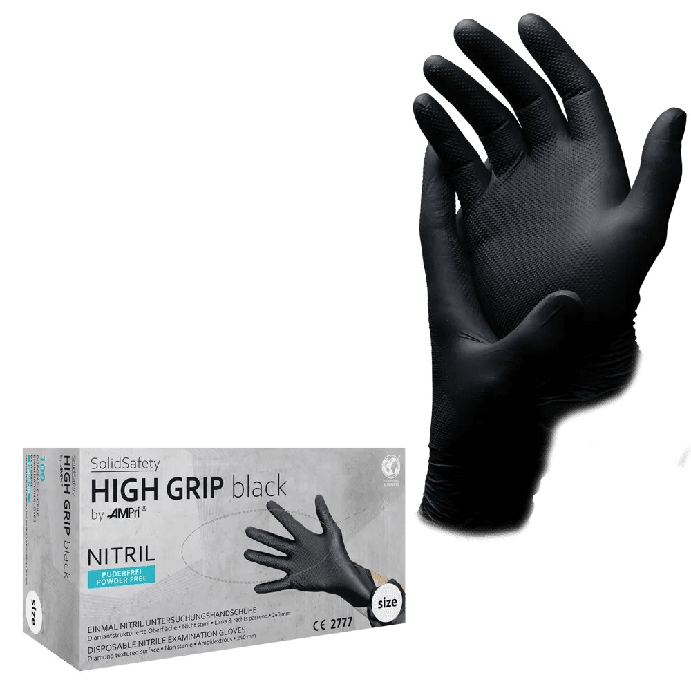 Bild von High Grip Nitril Einmalhandschuh – Premium Schutz