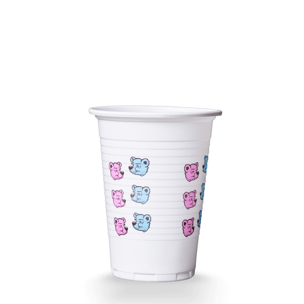 Bild von Kinder PP Mundspülbecher,180 ml, Bärenmotiv, Polypropylen