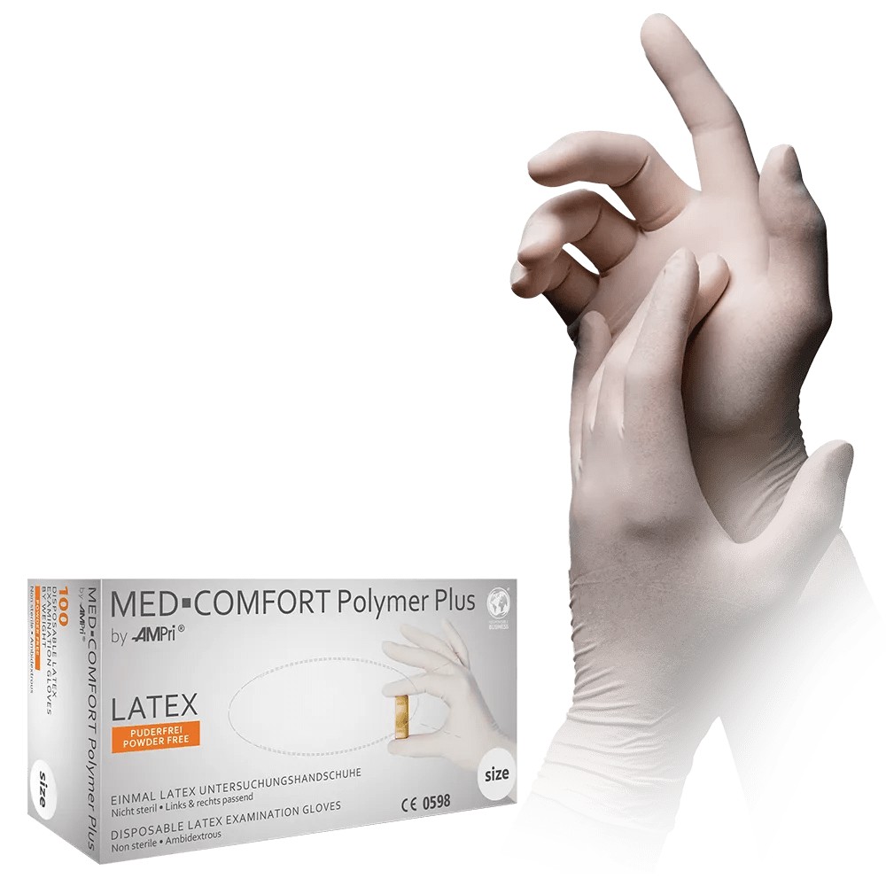 Bild von Premium Latexhandschuhe ungepudert, chloriert, volltexturiert