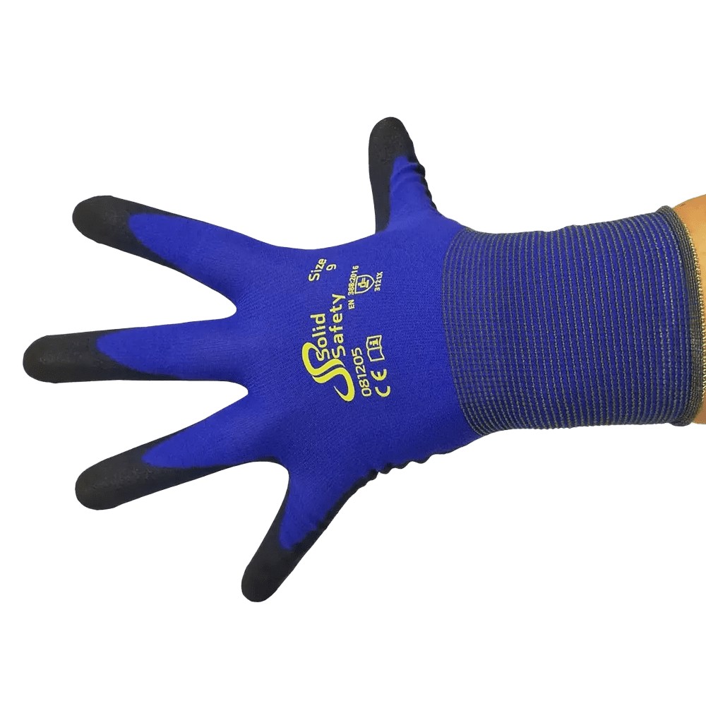 Bild von SolidSafety Tough Fine Touch Montagehandschuh – Nylon mit PU-Beschichtung