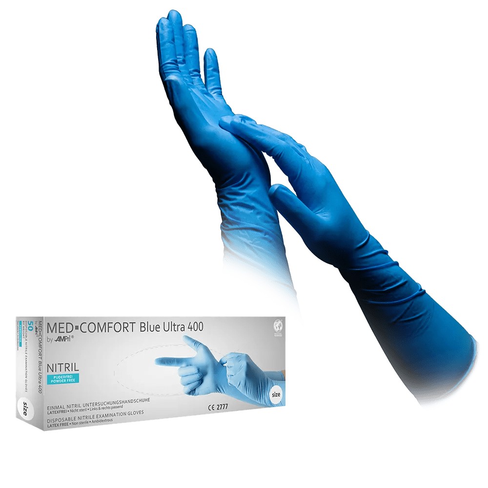 Bild von Med-Comfort Ultra Nitrilhandschuhe – Premium Nitril Einweghandschuhe