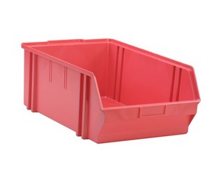 Bild von Sichtbox PS, rot, Gr,2: 100x160/140x75mm