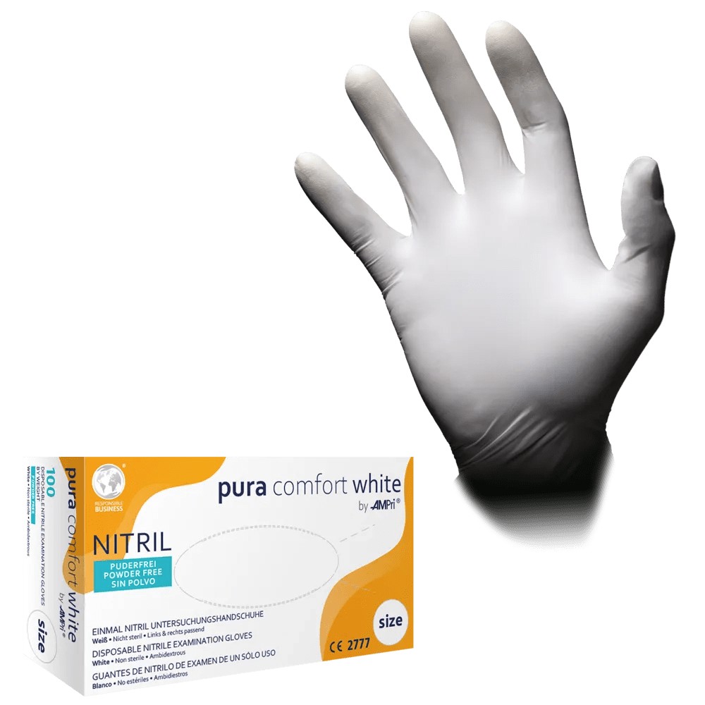 Bild von Puracomfort Nitrilhandschuhe puderfrei – Einweghandschuhe aus Nitril