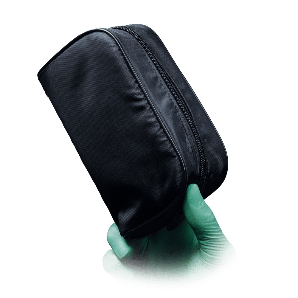 Bild von Oberarm Aneroid Blutdruckmessgerät, schwarz, Manschette mit Bügelring, Med-Comfort