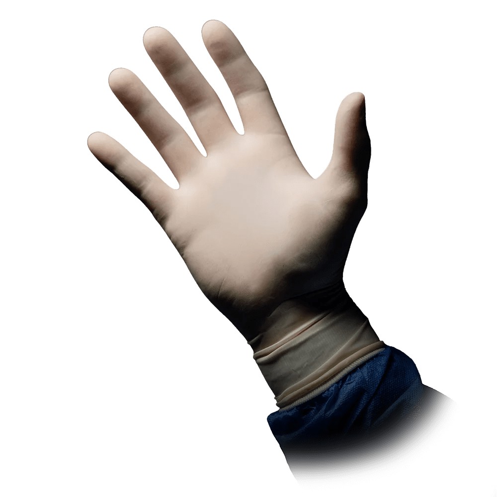Bild von Sterile Latex-OP-Handschuhe, puderfrei, polymerbeschichtet, volltexturiert