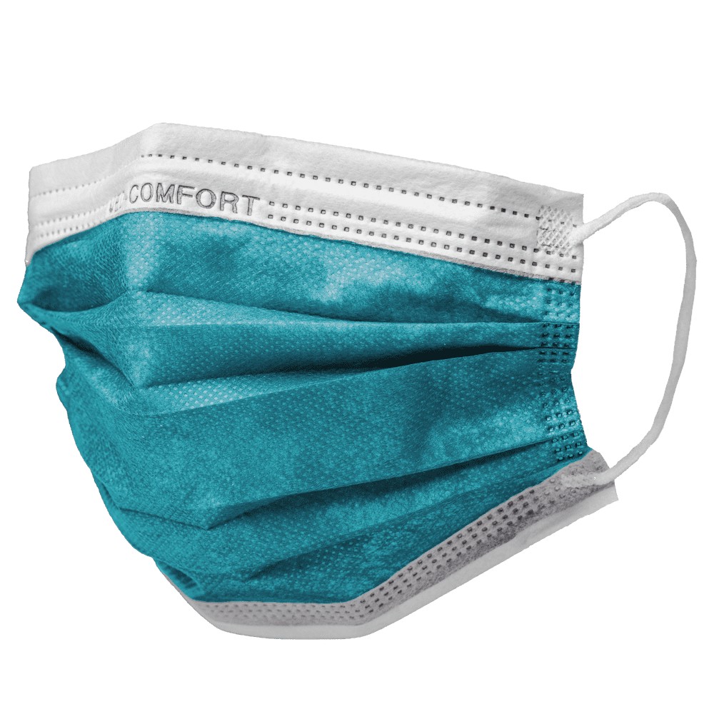 Bild von OP Maske, clean ocean, ozean grün, Typ IIR, Med-Comfort