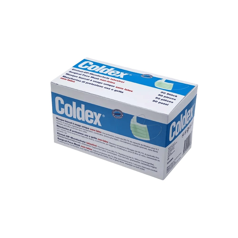 Bild von OP Maske, hellgrün, Coldex