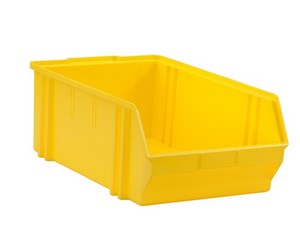 Bild von Sichtbox PS, gelb, Gr,2: 100x160/140x75mm