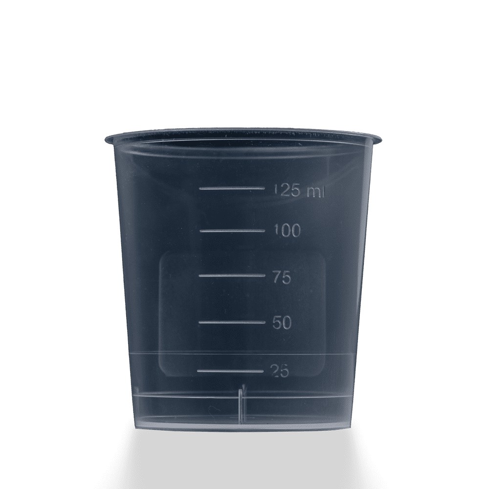 Bild von PP Urinsammelbehälter ohne Deckel, 125 ml, Farbe transparent, milchig