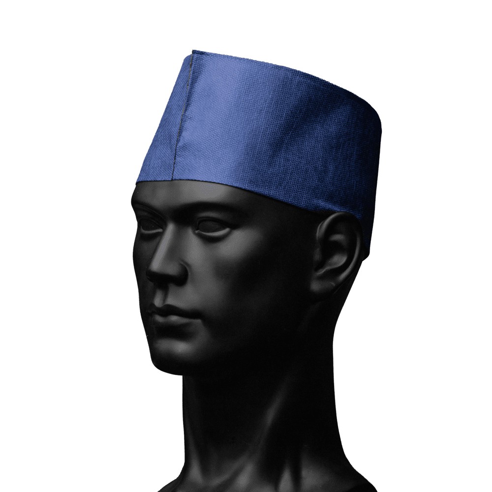 Bild von Schiffchenhaube aus Vlies , Farbe blau, Größe unisize