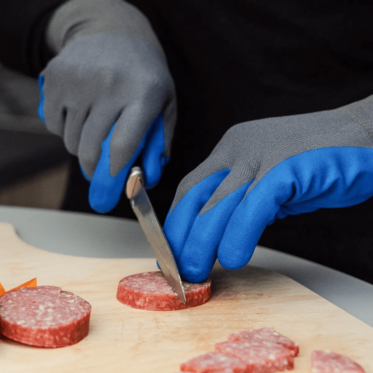 Bild von Schutzhandschuhe, Größe 11, grau, SolidSafety Food Protect