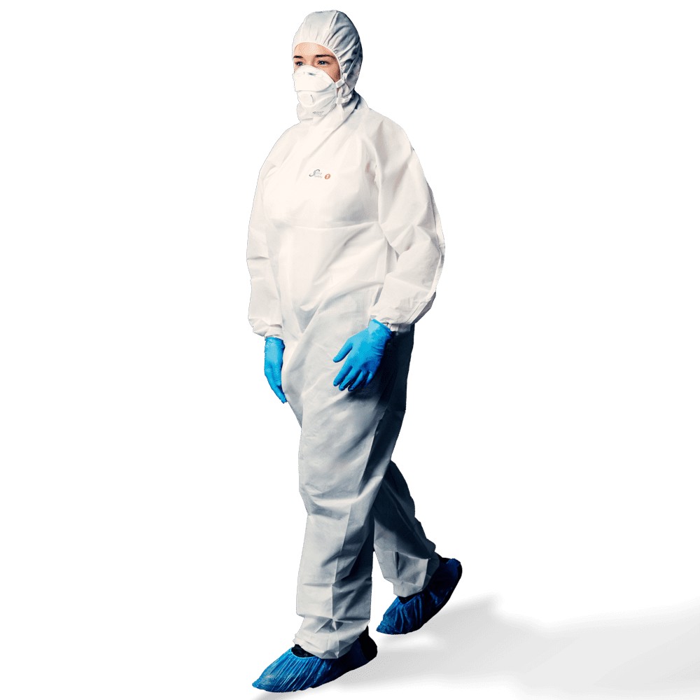Bild von SolidSafety Schutzoverall Profi 2 mit Kapuze