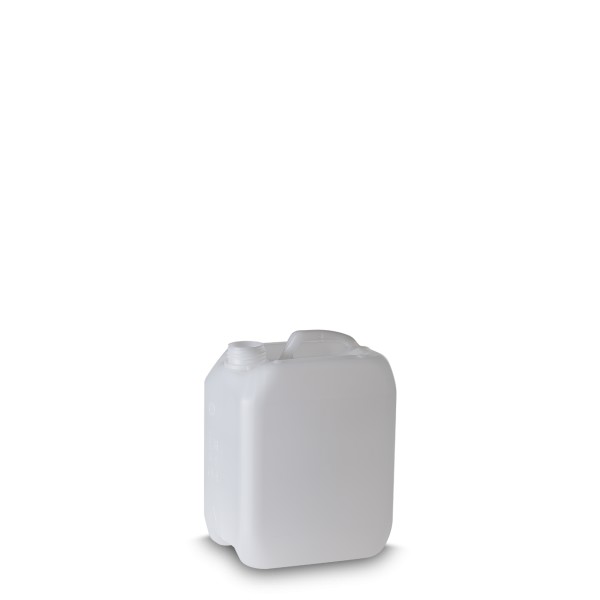 Bild von 2,5 L UN-HDPE-Kanister, natur, rechteckig, RD45 (124 g)
