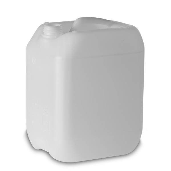 Bild von 10 l UN-Kanister HDPE natur, rechteckig, RD45 Gewinde, 360 g