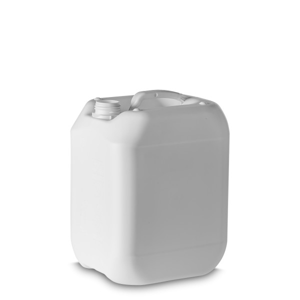 Bild von 10 L UN-Kanister HDPE, weiß, rechteckig, RD45, 380 g