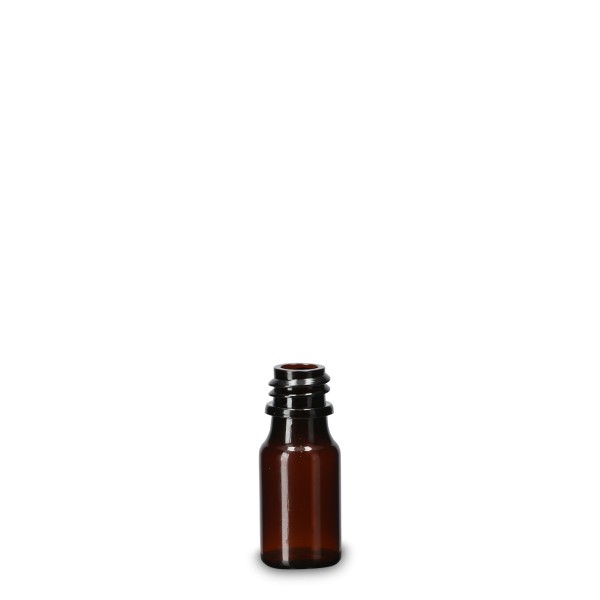 Bild von 10 ml PET-Rundflasche braun, GL18
