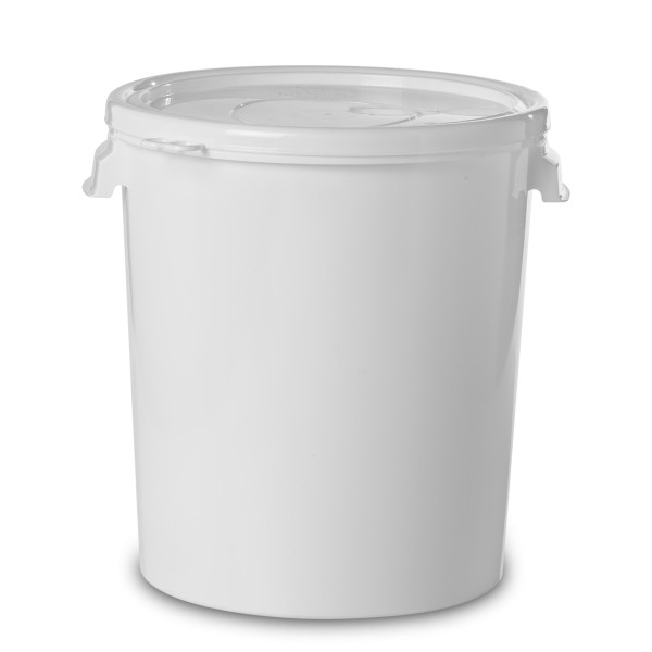 Bild von 30 l UN-Eimer aus HDPE, weiß, inkl. Deckel
