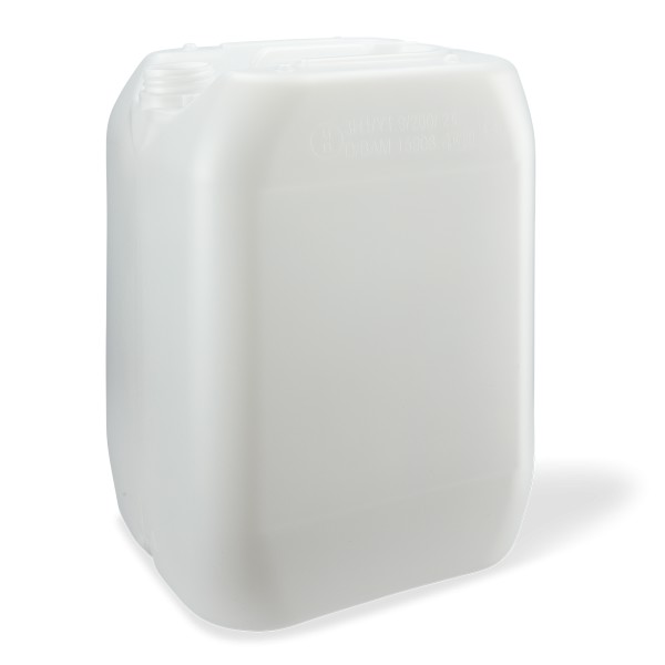 Bild von 30 l UN-Kunststoffkanister HDPE natur, rechteckig, ND 61 – 1050 g