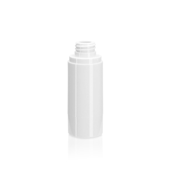 Bild von 30 ml Airless-Kosmetikflasche aus ABS, zylindrisch, weiß (Gewinde ND20)