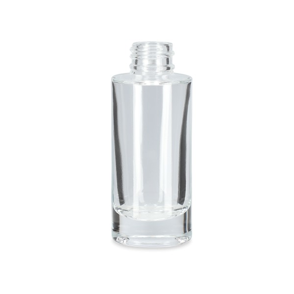 Bild von Tropfflasche Klarglas 30 ml — zylindrisch, Gewinde 20/410