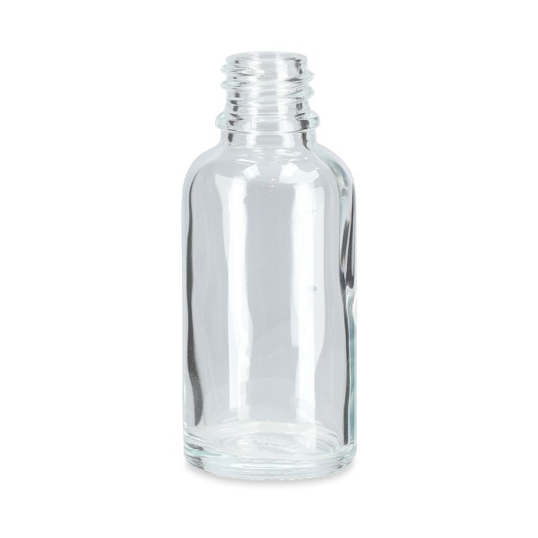 Bild von 30 ml Glas-Tropfflasche klar, GL18, rund