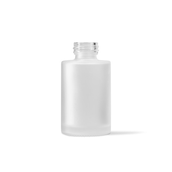 Bild von 30 ml Glas-Tropfflasche, klar-mattiert, rund — Gewinde 20/410