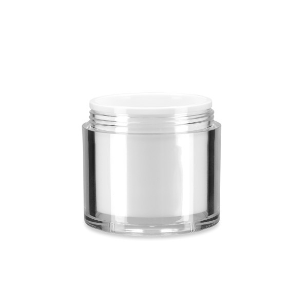 Bild von 50 ml Tiegel aus LDPE, weiß, zylindrisch – passend für Airless (ND58)