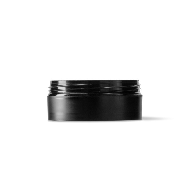 Bild von Cremedose 50 ml aus PP, schwarz, Gewinde ND 68 (rund)