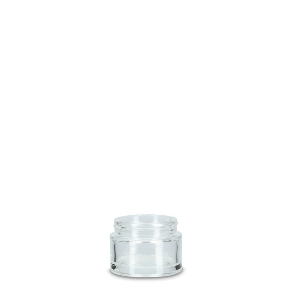 Bild von Glastiegel 50 ml, klar, rund, GL 51 (Weithals)