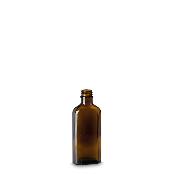Bild von Meplatflasche 100 ml aus Braunglas mit Gewinde GL22