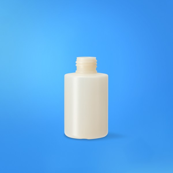 Bild von 100 ml Kunststoff-Flasche rHDPE Ocean Bound natur, 24/410 (zylindrisch)