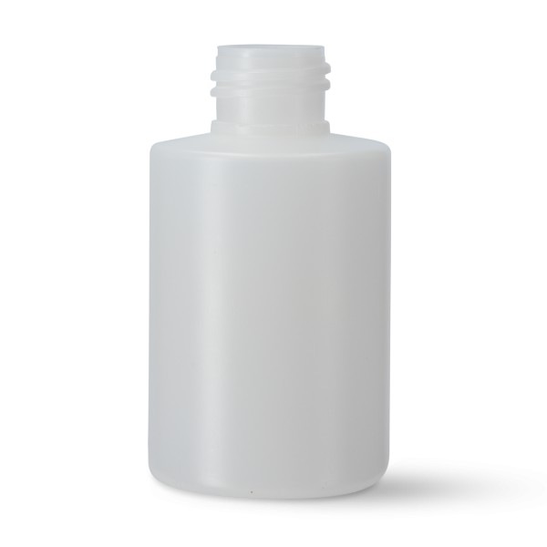 Bild von Rundflasche 100 ml aus Bio-PE, natur, Gewinde 24/410