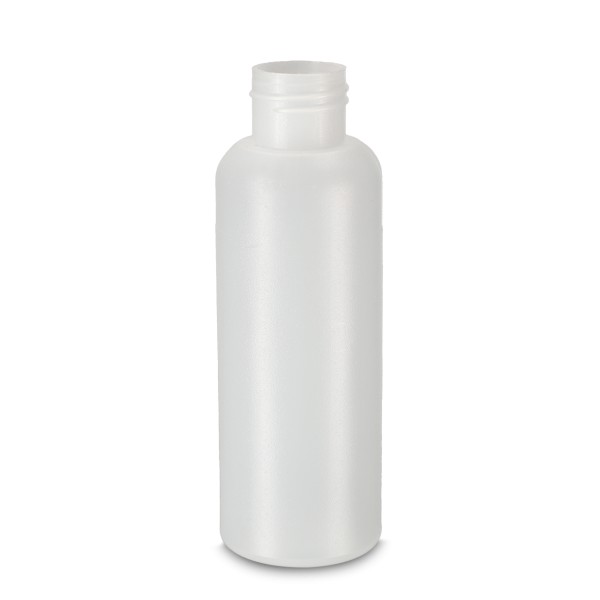 Bild von Rundflasche HDPE 100 ml natur, zylindrisch, Gewinde 24/410