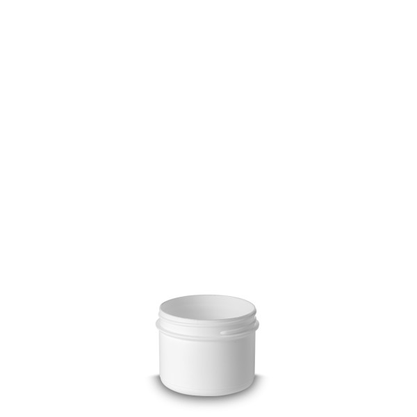 Bild von 100 ml Zylindrische PP-Dose, weiß, Gewinde ND 55